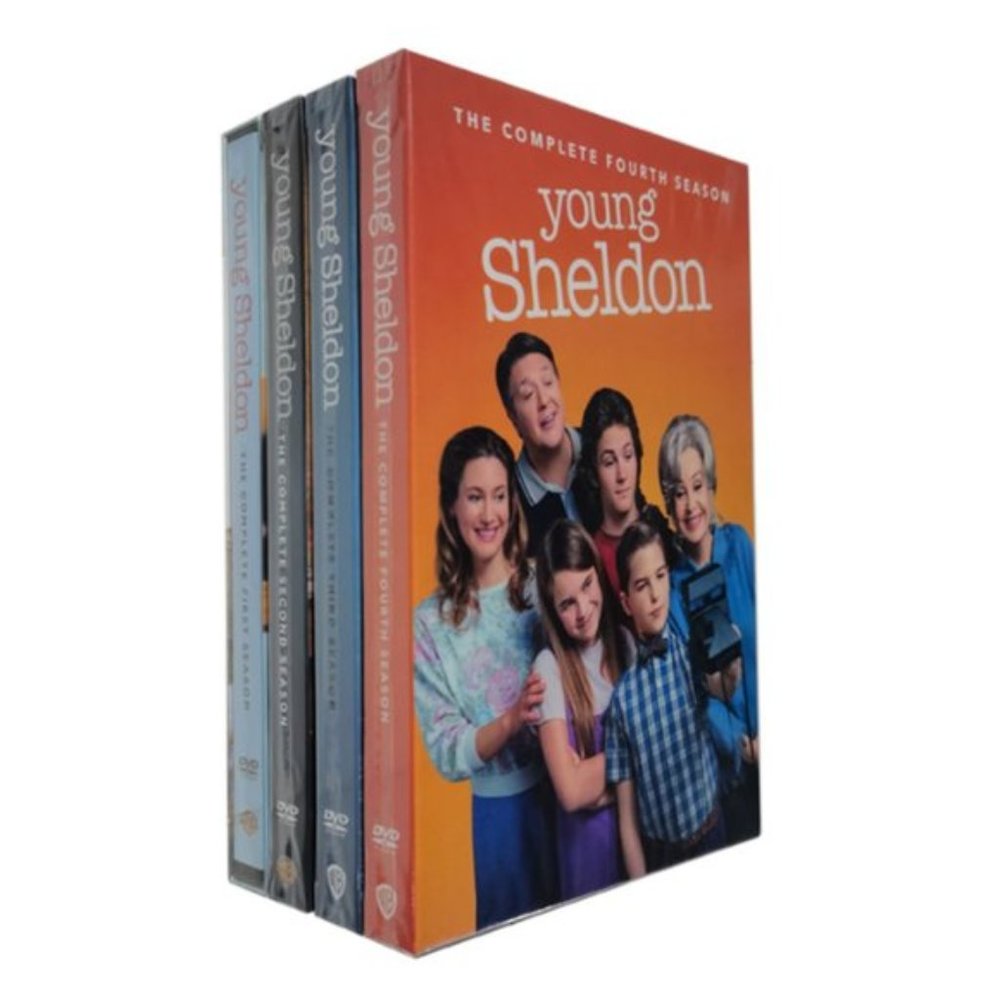 Young Sheldon Complete Seasons 1-4 Brand NEW DVD 1 2 3 4